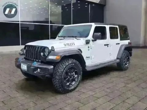 White 2023 Jeep Wrangler 4xe Willys 4xe for sale in Newton, NJ