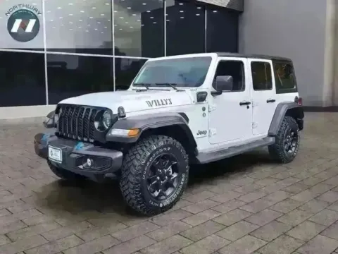 White 2023 Jeep Wrangler 4xe Willys 4xe for sale in Newton, NJ