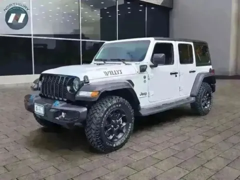 White 2023 Jeep Wrangler 4xe Willys 4xe for sale in Newton, NJ
