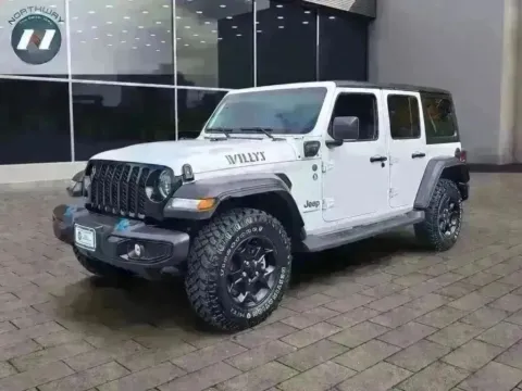 White 2023 Jeep Wrangler 4xe Willys 4xe for sale in Newton, NJ