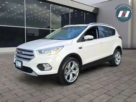 White 2019 Ford Escape Titanium for sale in Newton, NJ