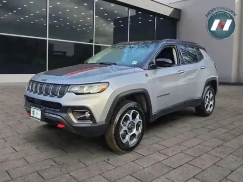 Black 2022 Jeep Compass Trailhawk for sale in Newton, NJ