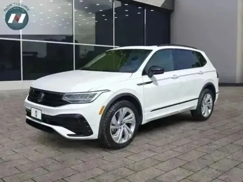 White 2022 Volkswagen Tiguan SE R-Line Black for sale in Newton, NJ