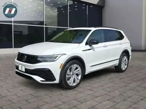 White 2022 Volkswagen Tiguan SE R-Line Black for sale in Newton, NJ
