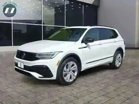 White 2022 Volkswagen Tiguan SE R-Line Black for sale in Newton, NJ