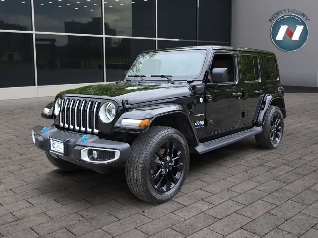 Black 2023 Jeep Wrangler 4xe Sahara for sale in Newton, NJ