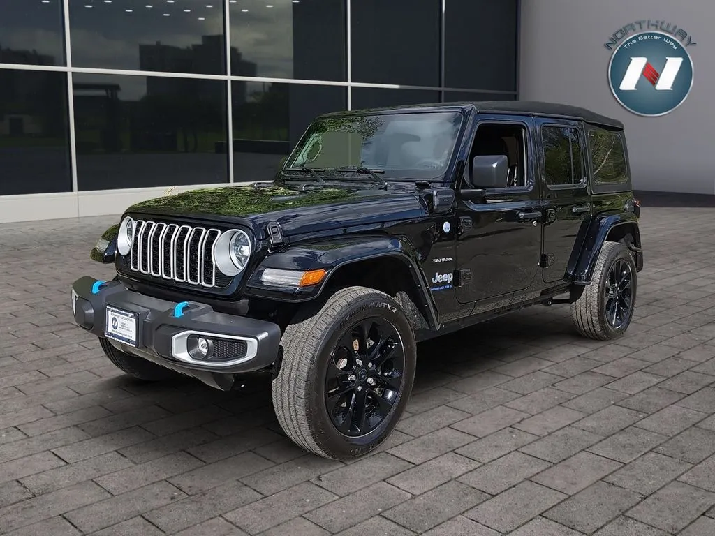 Black 2024 Jeep Wrangler 4xe Sahara for sale in Newton, NJ