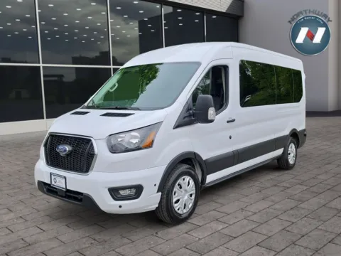 White 2024 Ford Transit Wagon XLT for sale in Newton, NJ
