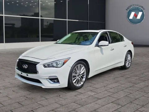 White 2020 INFINITI Q50 3.0t LUXE for sale in Newton, NJ