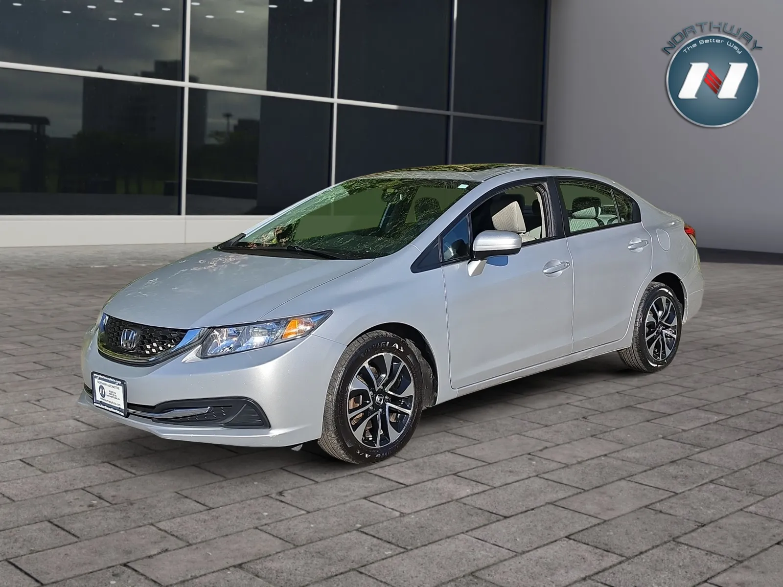 Silver 2015 Honda Civic EX for sale in Newton, NJ
