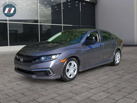 Gray 2021 Honda Civic LX for sale in Newton, NJ