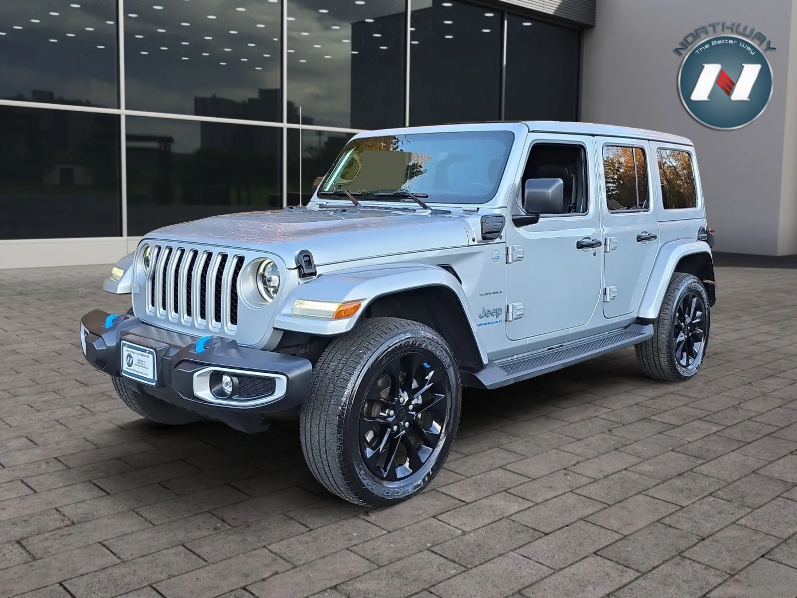 Silver 2023 Jeep Wrangler Sahara 4xe for sale in Newton, NJ