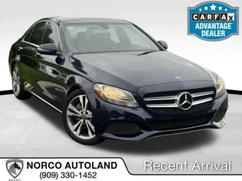 Gray 2018 Mercedes-Benz C-Class C 300 Sedan 4D for sale in Norco, CA