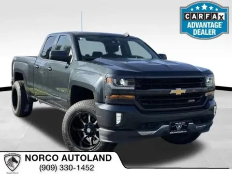Gray 2017 Chevrolet Silverado 1500 Double Cab Z71 LT Pickup 4D 6 1/2 ft for sale in Norco, CA