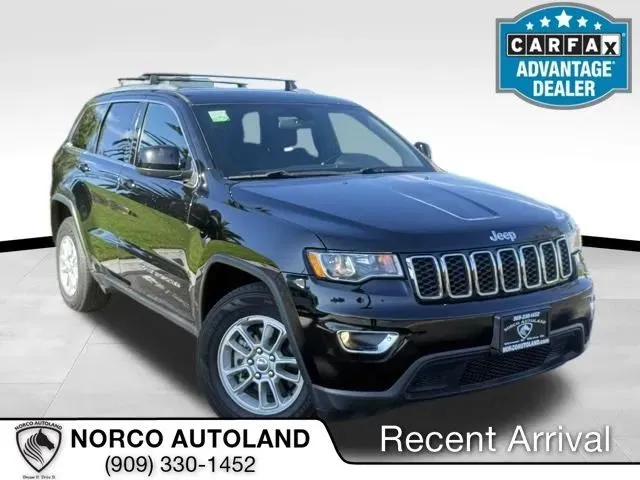 Black 2018 Jeep Grand Cherokee Laredo E Sport Utility 4D for sale in Norco, CA