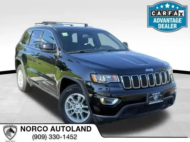 Black 2018 Jeep Grand Cherokee Laredo E Sport Utility 4D for sale in Norco, CA