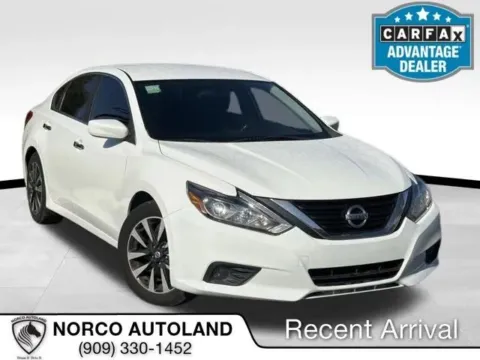 White 2018 Nissan Altima 2.5 SV Sedan 4D for sale in Norco, CA