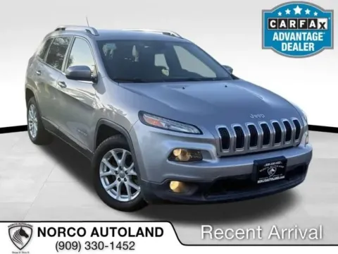 Silver 2015 Jeep Cherokee Latitude Sport Utility 4D for sale in Norco, CA