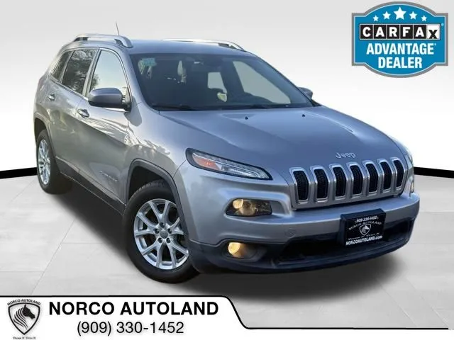 Silver 2015 Jeep Cherokee Latitude for sale in Norco, CA