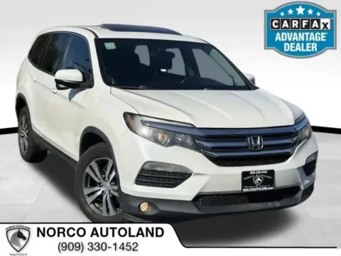 White 2018 Honda Pilot EX-L Sport Utility 4D for sale in Norco, CA