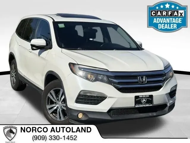 White 2018 Honda Pilot EX-L Sport Utility 4D for sale in Norco, CA