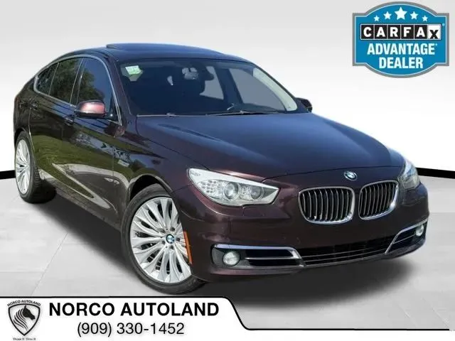 Red 2015 BMW 5 Series 535i Gran Turismo Sedan 4D for sale in Norco, CA