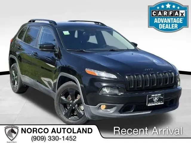 Black 2017 Jeep Cherokee Limited Sport Utility 4D for sale in Norco, CA