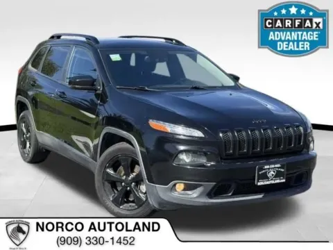 Black 2017 Jeep Cherokee Limited Sport Utility 4D for sale in Norco, CA