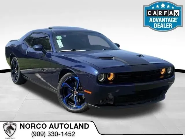 Blue 2016 Dodge Challenger R/T Coupe 2D for sale in Norco, CA