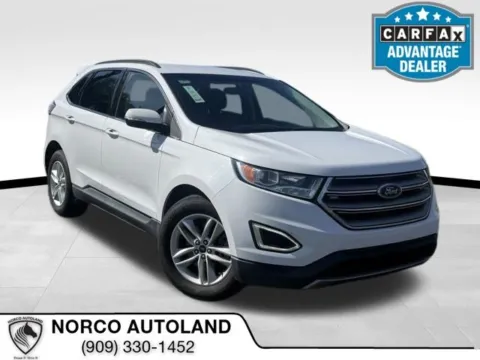 White 2017 Ford Edge SEL for sale in Norco, CA