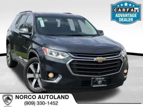 Gray 2021 Chevrolet Traverse LT Sport Utility 4D for sale in Norco, CA