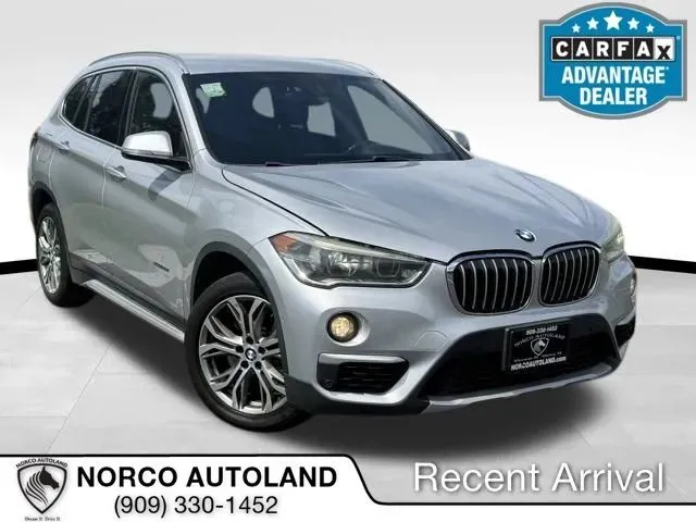 Silver 2017 BMW X1 sDrive28i Sport Utility 4D for sale in Norco, CA