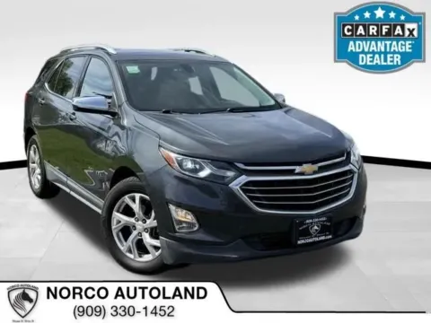 Gray 2018 Chevrolet Equinox Premier Sport Utility 4D for sale in Norco, CA
