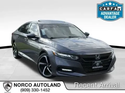 Gray 2018 Honda Accord Sport Sedan 4D for sale in Norco, CA