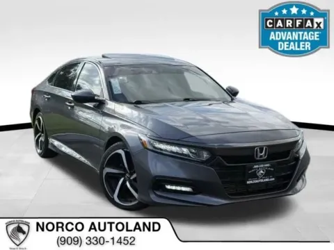 Gray 2018 Honda Accord Sport Sedan 4D for sale in Norco, CA