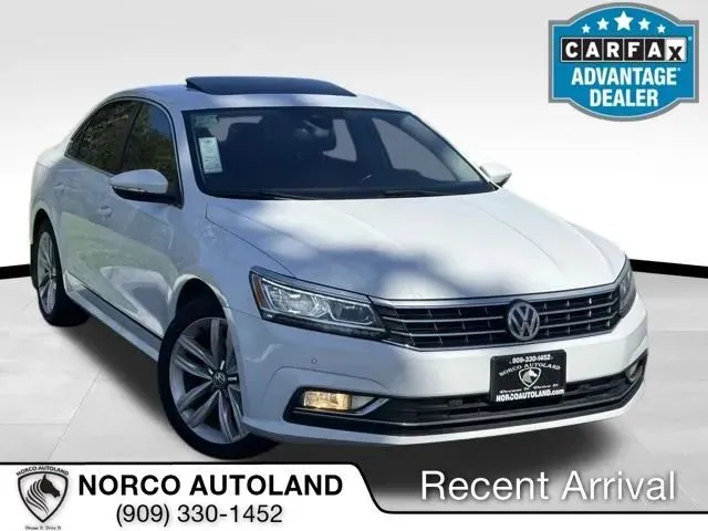 White 2016 Volkswagen Passat V6 SEL Premium Sedan 4D for sale in Norco, CA