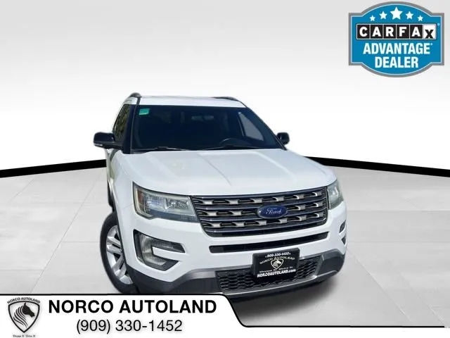 White 2017 Ford Explorer XLT for sale in Norco, CA