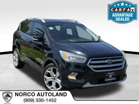 Black 2017 Ford Escape Titanium for sale in Norco, CA