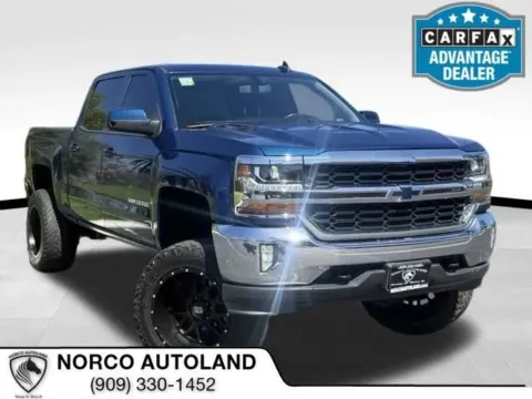 Blue 2018 Chevrolet Silverado 1500 Crew Cab LT Pickup 4D 5 3/4 ft for sale in Norco, CA