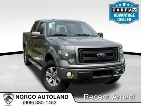 Gray 2013 Ford F-150 SuperCrew Cab FX4 Pickup 4D 5 1/2 ft for sale in Norco, CA