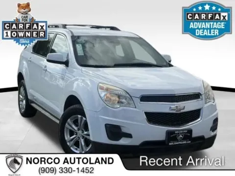 White 2015 Chevrolet Equinox LT Sport Utility 4D for sale in Norco, CA