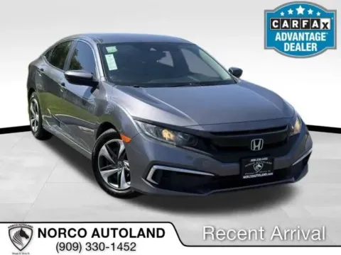 Gray 2020 Honda Civic LX Sedan 4D for sale in Norco, CA