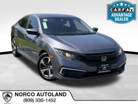 Gray 2020 Honda Civic LX Sedan 4D for sale in Norco, CA