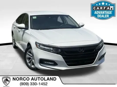 White 2018 Honda Accord LX Sedan 4D for sale in Norco, CA