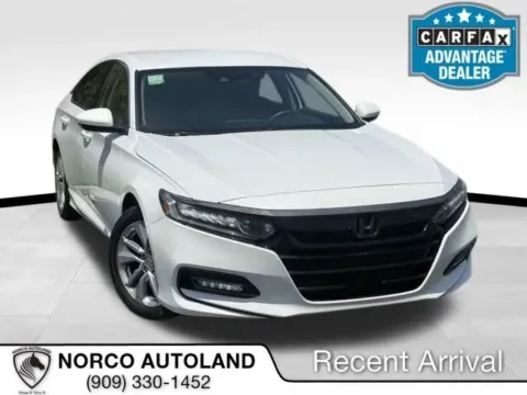 White 2018 Honda Accord LX Sedan 4D for sale in Norco, CA