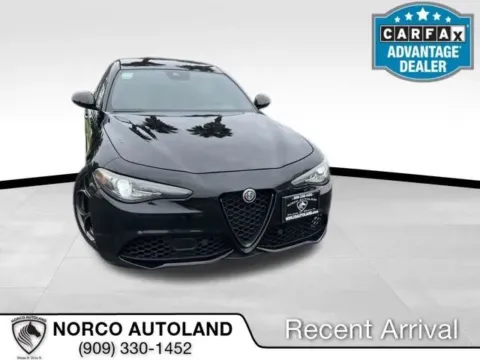 Black 2020 Alfa Romeo Giulia Ti Sport Sedan 4D for sale in Norco, CA