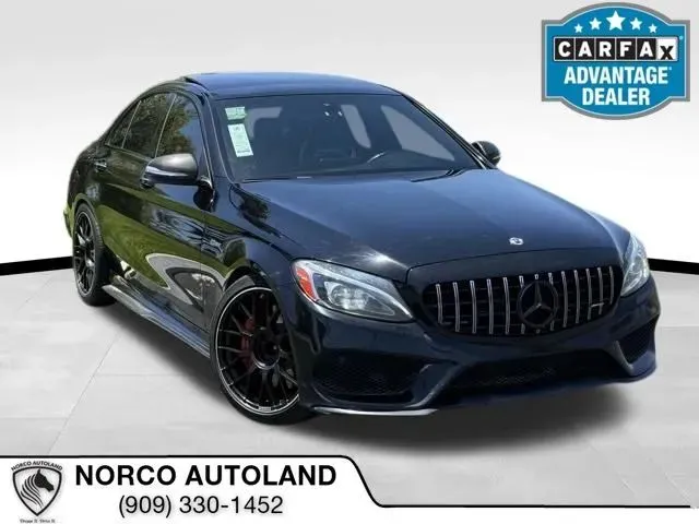 Black 2017 Mercedes-Benz Mercedes-AMG C-Class C 43 AMG Sedan 4D for sale in Norco, CA