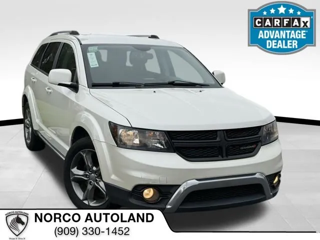 White 2017 Dodge Journey Crossroad for sale in Norco, CA