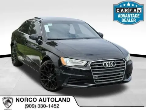 Black 2016 Audi A3 2.0T Premium Plus Sedan 4D for sale in Norco, CA