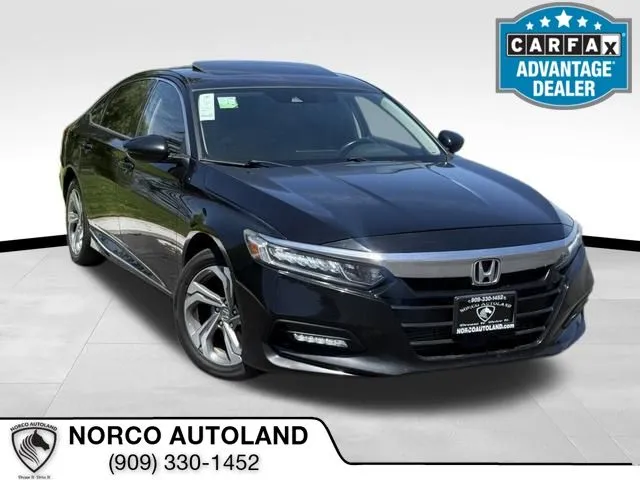 Black 2018 Honda Accord EX-L for sale in Norco, CA